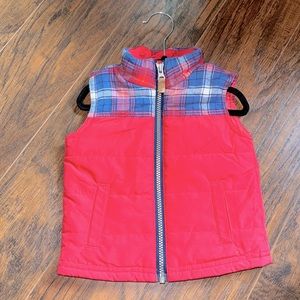Carter’s Boys Plaid Vest, 12M